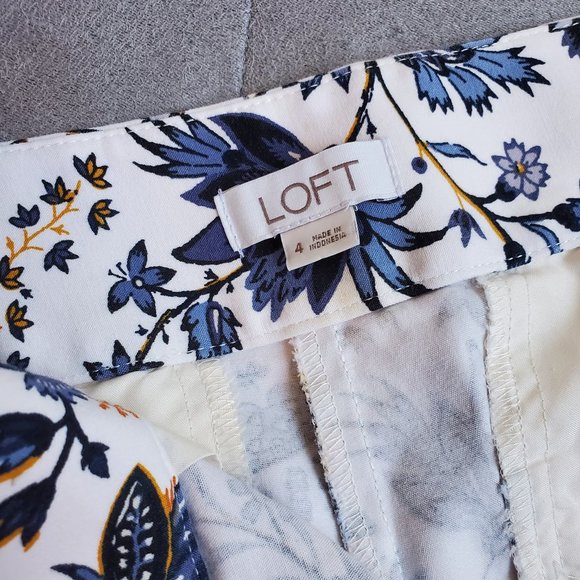 NWOT Ann Taylor LOFT Paisley/Floral Shorts - Picture 7 of 9